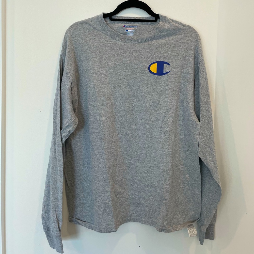 Champion Grey Long Sleeve T-Shirt